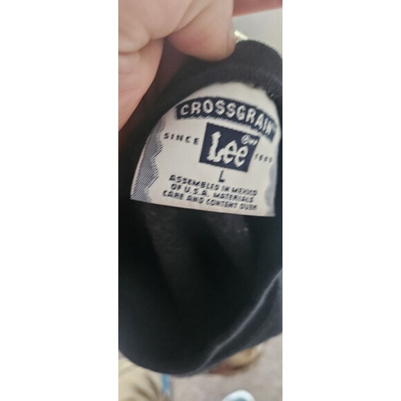 VTG Lee Crossgrain NFL Cleveland Browns Dawg Pound Embroidered Sweatshirt, Men L - Picture 5 of 5